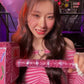 Itzy Chaeryeong Inspired Pink Stripe Heart Long-Sleeved