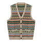 Our Beloved Summer Choi Woong Inspired Beige Traditional Patterned Vest