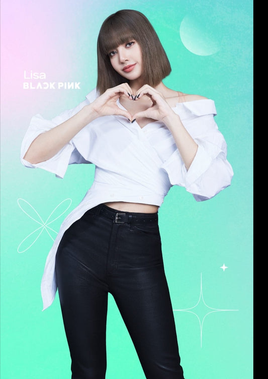 Blackpink Lisa Inspired Off-The-Shoulder Ruched Shirt