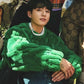 BTS Jungkook-Inspired Emerald Sweater