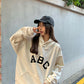 NCT Yangyang Inspired Grey “ABC” Oversized Hoodie