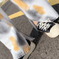 NCT127 Haechan Inspired Yellow Tie-Dye Denim Jeans