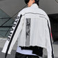 ATEEZ Hongjoong Inspired White Frayed Denim Jacket