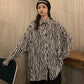 Mamamoo Hwasa Inspired Black Zebra Patterned Shirt