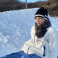 Stray Kids Hyunjin Inspired White Fleece Zip-Up Jacket