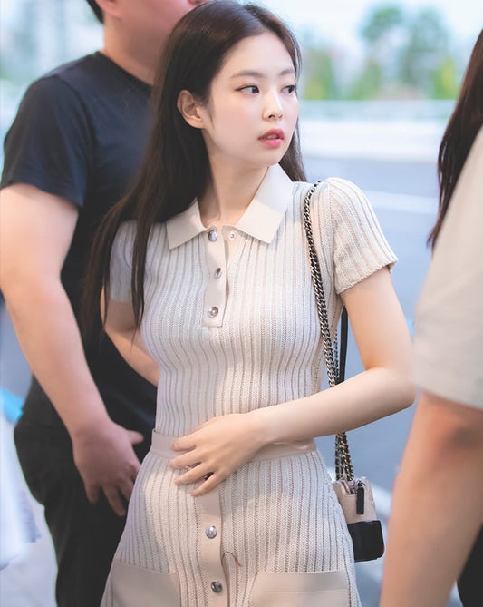 jennie kim airport outfit