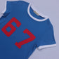 IU Inspired Blue 67 Blue Short Sleeve T-Shirt
