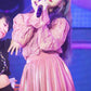 IU Inspired Pink Ruffled Lace Blouse
