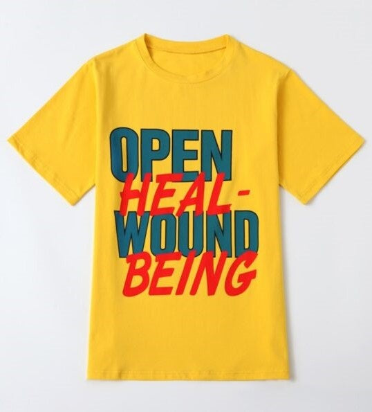 IU Inspired Yellow Open Wound Heal Being T-Shirt