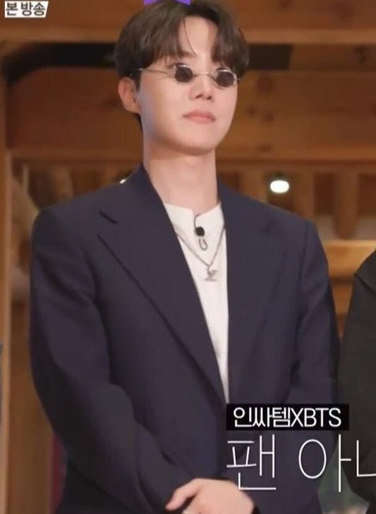 BTS J-Hope Inspired Black Small Round Sunglasses