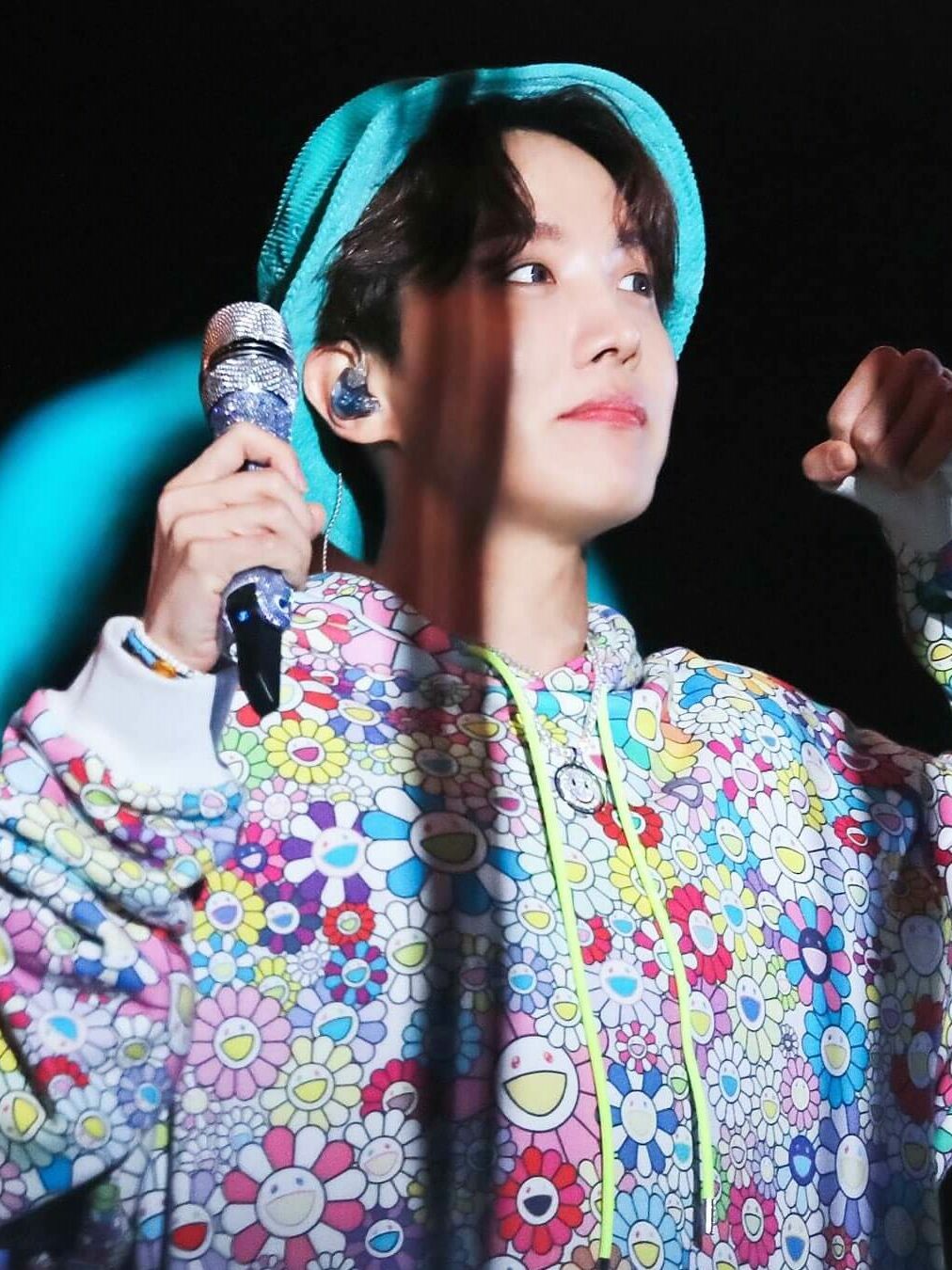 BTS J-hope Inspired Colorful Sunflower Hoodie