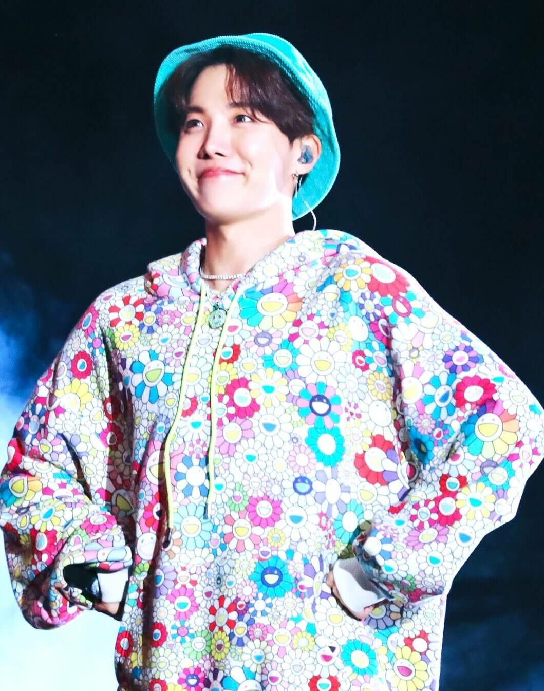 BTS J-hope Inspired Colorful Sunflower Hoodie