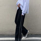 Enhyphen Jay Inspired Black Pants With White Linings