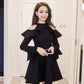 Blackpink Jennie Inspired Black Cold Shoulder Dress