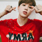 BTS Jimin Inspired Red “Army” T-Shirt