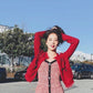 Blackpink Jisoo-Inspired Red Jumpsuit Dress