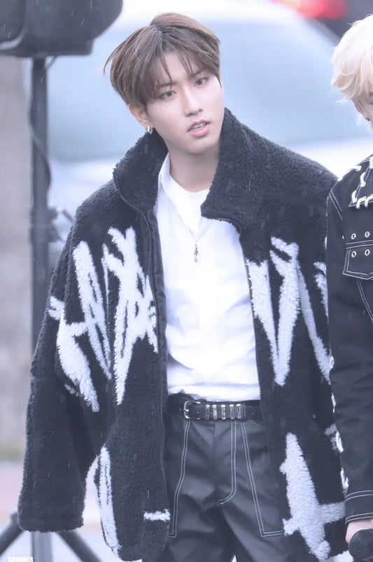JEON JUNGKOOK Outwear Top Coats Zipper Jackets Kpop Style Jacket