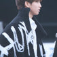 Stray Kids Jisung Inspired Black Fleece Jacket