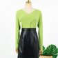 Penthouse Joo Seok Kyung Inspired Black Faux Leather Mini Skirt