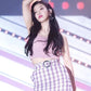 Red Velvet Joy Inspired Pink Buttons Top