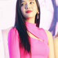 Red Velvet Joy Inspired Pink Slant Chest Cut Crop Top