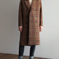 Stray Kids LeeKnow Inspired Brown Plaid Coat