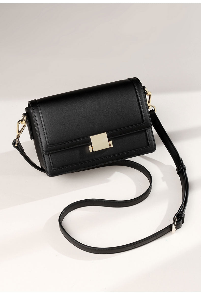 Blackpink Lisa-Inspired Black Rectangle Handbag