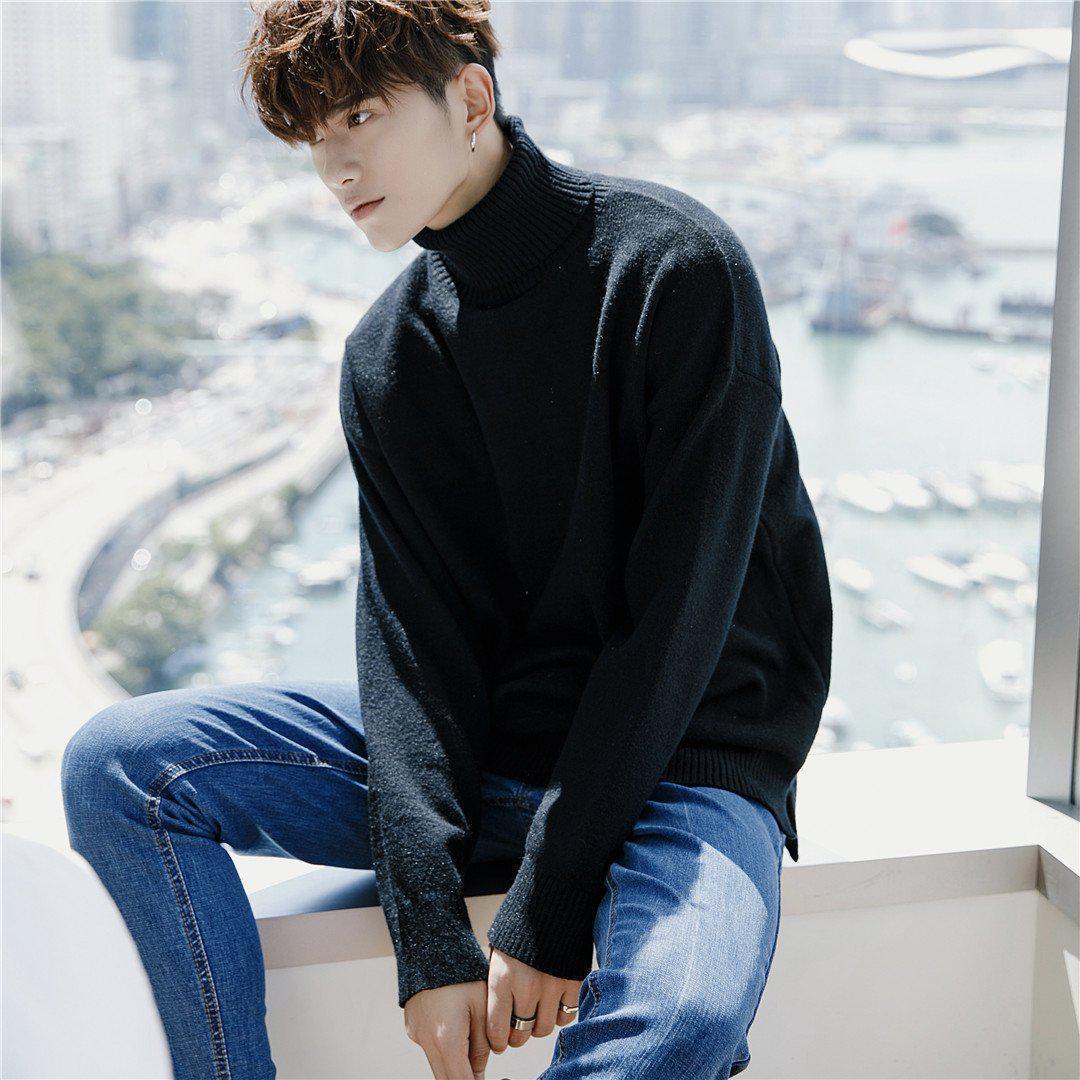 Korean turtleneck outlet sweater