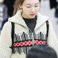 TWICE Nayeon Inspired Beige Loose Collar Knit Jacket
