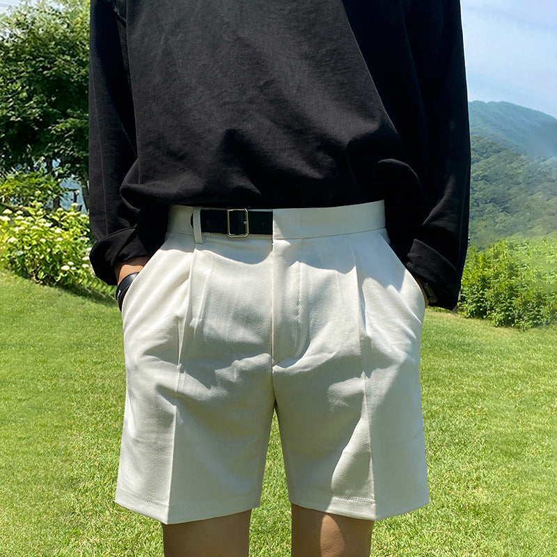 Chino Shorts With Belt
