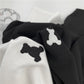Enhyphen Sunoo Inspired Black Embroidered Bear Pullover