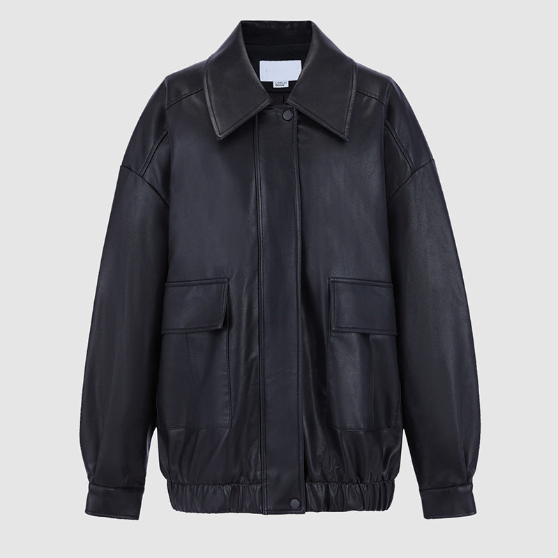 Stray Kids Changbin Inspired Black Leather Jacket