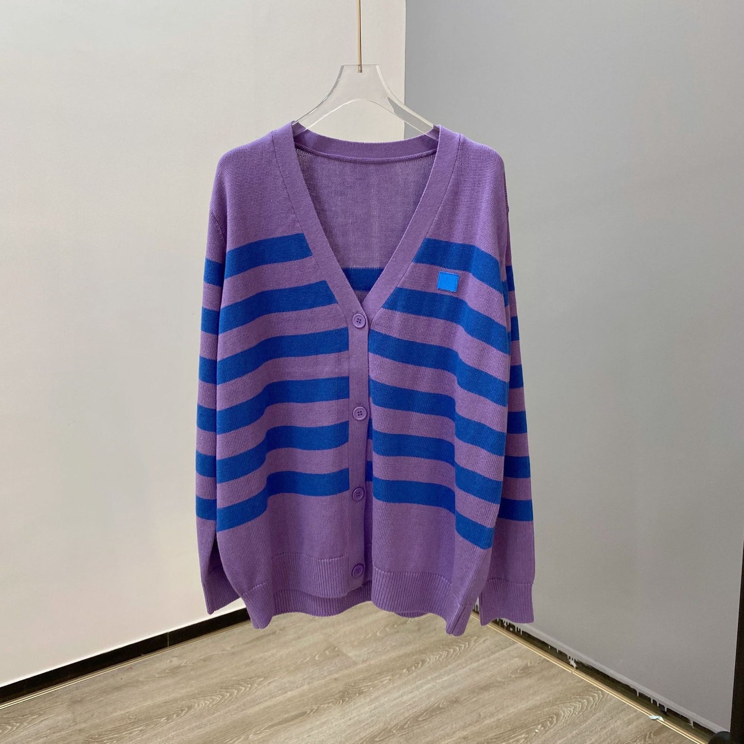 Stray Kids Seungmin Inspired Purple Stripe Cardigan