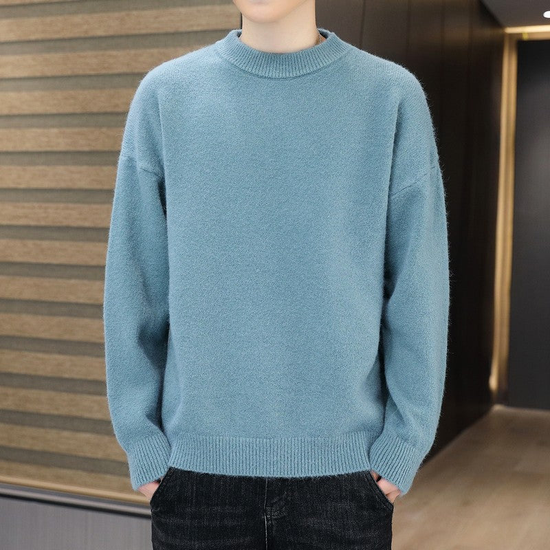 BTS J-hope Inspired Light Blue Knitted Sweater
