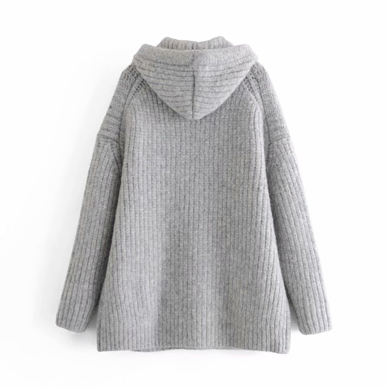 Enhyphen Jungwon Inspired Gray Knitted Loose Sweater