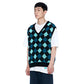 BTS Suga Inspired Blue Knitted Sweater Vest
