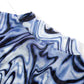 Blackpink Jennie-inspired Water Print Bodycon Dress