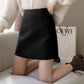 Blackpink Jisoo Inspired High Waist Black Mini Skirt