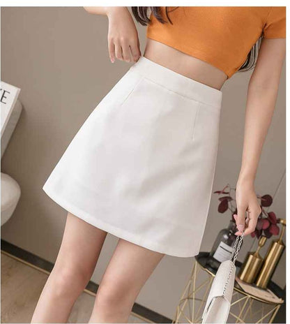 SNSD Taeyeon Inspired A-Line High-Waisted Slim Skirt