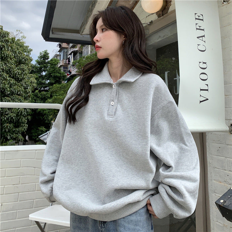 Collar sweatshirt on sale