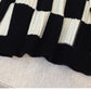 Enhyphen Jungwon Inspired Retro Checkerboard Round Neck Sweater