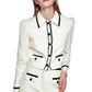 Blackpink Rose Inspired White Casual Suit Blazer