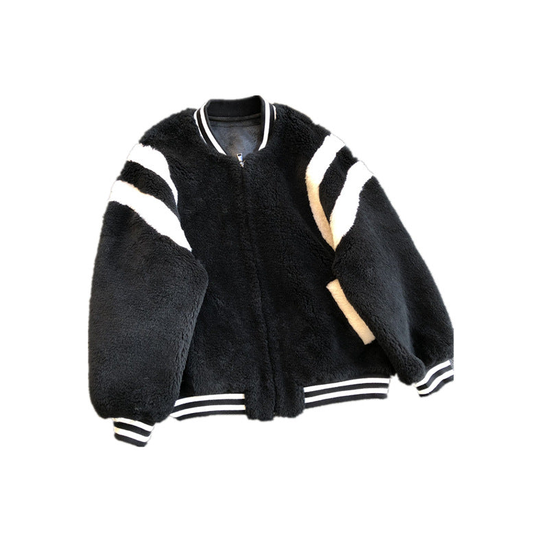 Enhyphen Jay Inspired Wool Sports Zipper Jacket