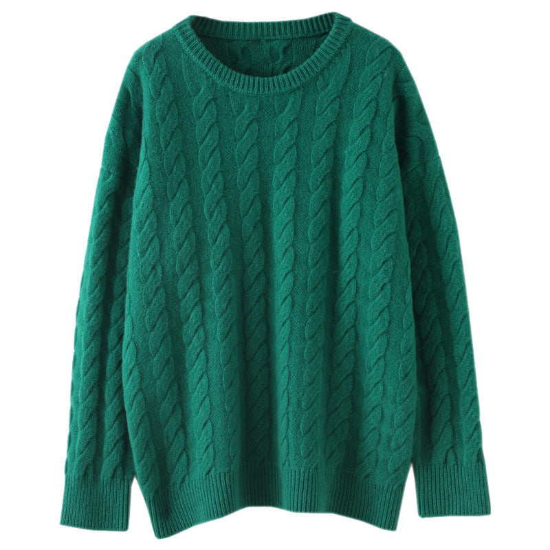 BTS Jimin Inspired Green Knitted Pullover