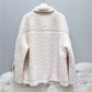 Enhyphen Sunghoon Inspired Women's Wool Fur Coat
