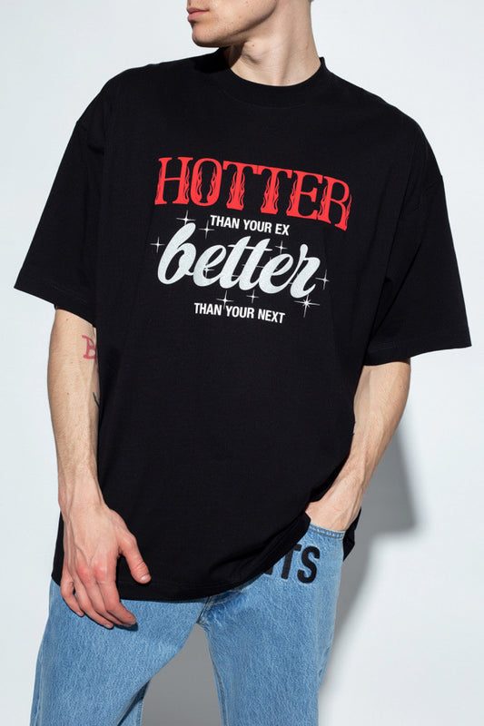 Stray Kids Hyunjin Inspired Black “Hotter Than Your Ex” T-Shirt