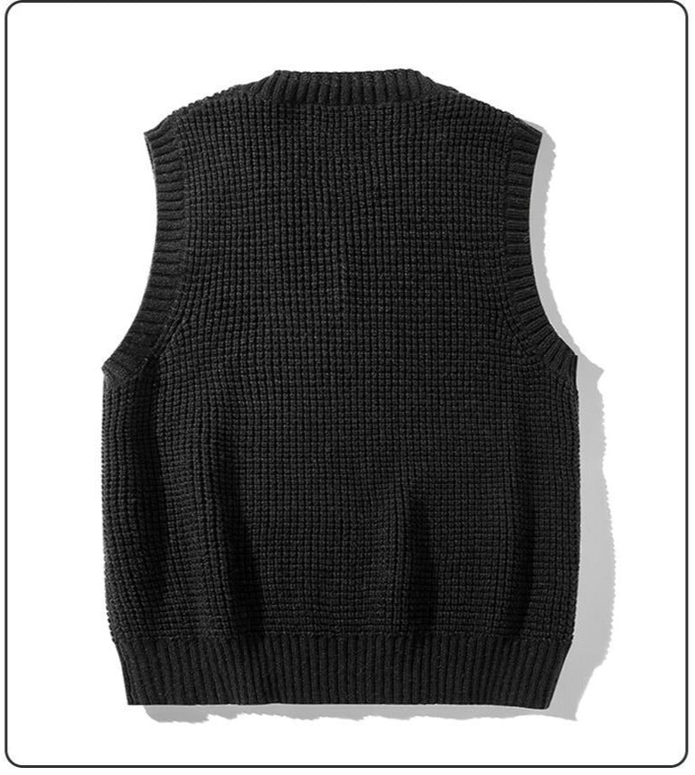 SHIN KANEKO Damage Knit Vest
