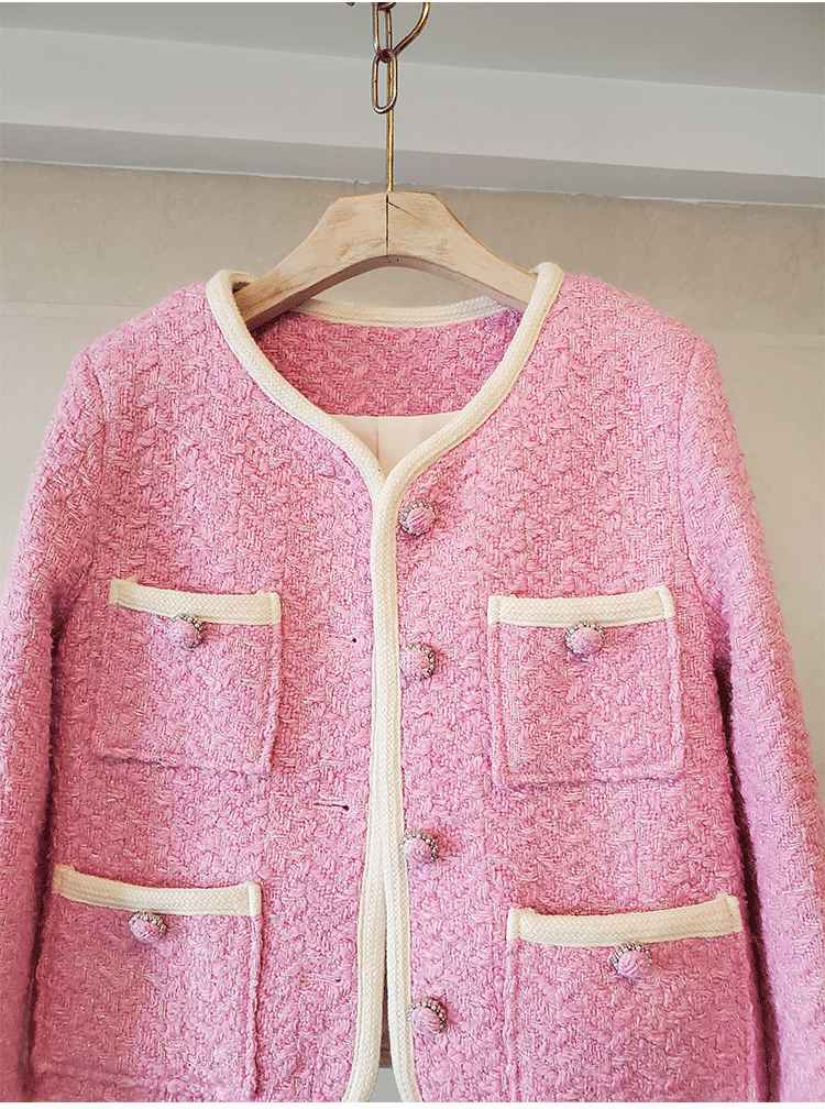 Jeon Somi Inspired Pink Wool Suit
