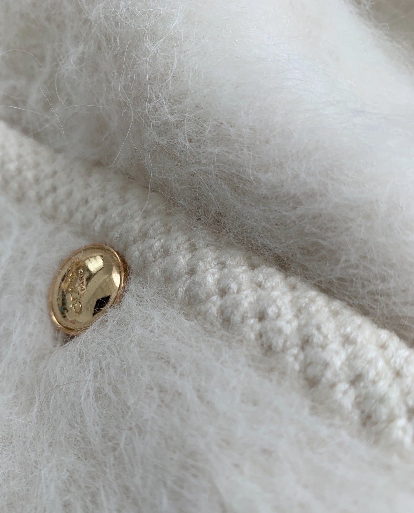 Blackpink Lisa Inspired Round Neck Gold Button Cardigan Coat