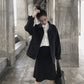 BTS Jungkook Inspired Oversized Black Denim Jacket